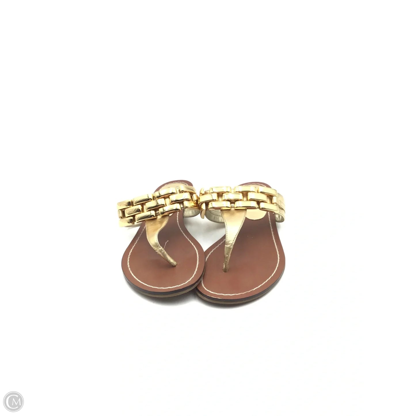 Sandals Flats By Steve Madden In Gold, Size: 7