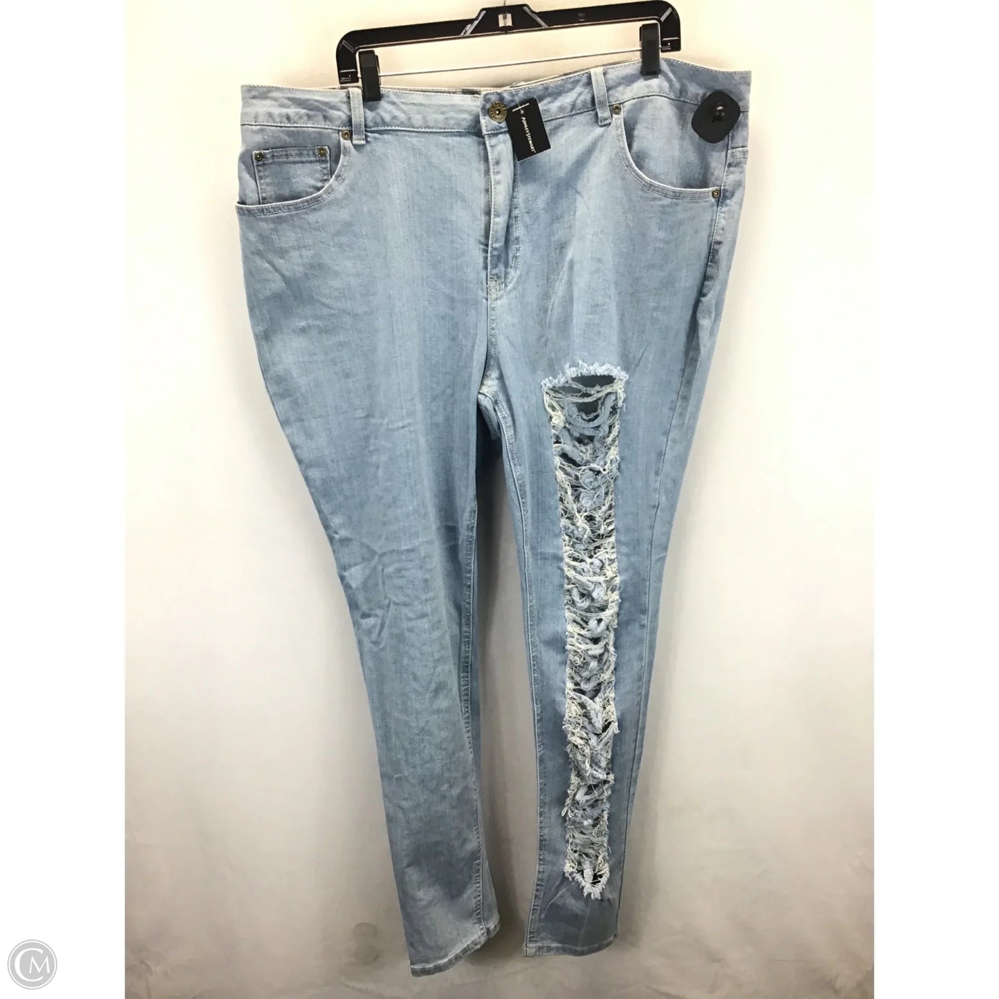 Jeans Skinny By Ashley Stewart In Blue Denim, Size: 22