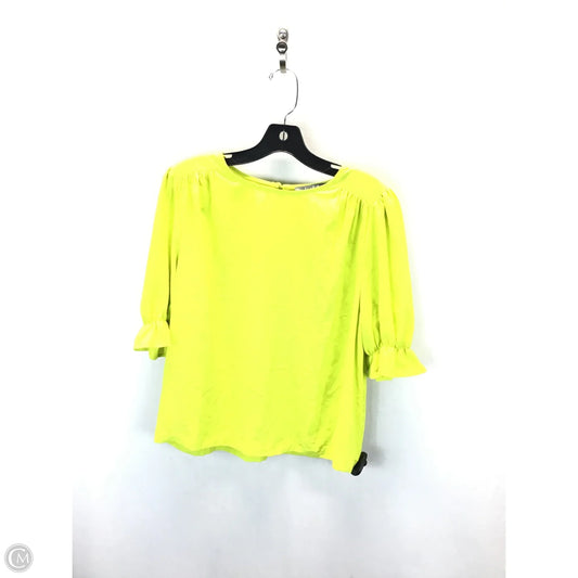 Top Short Sleeve By Marled In Green, Size: M