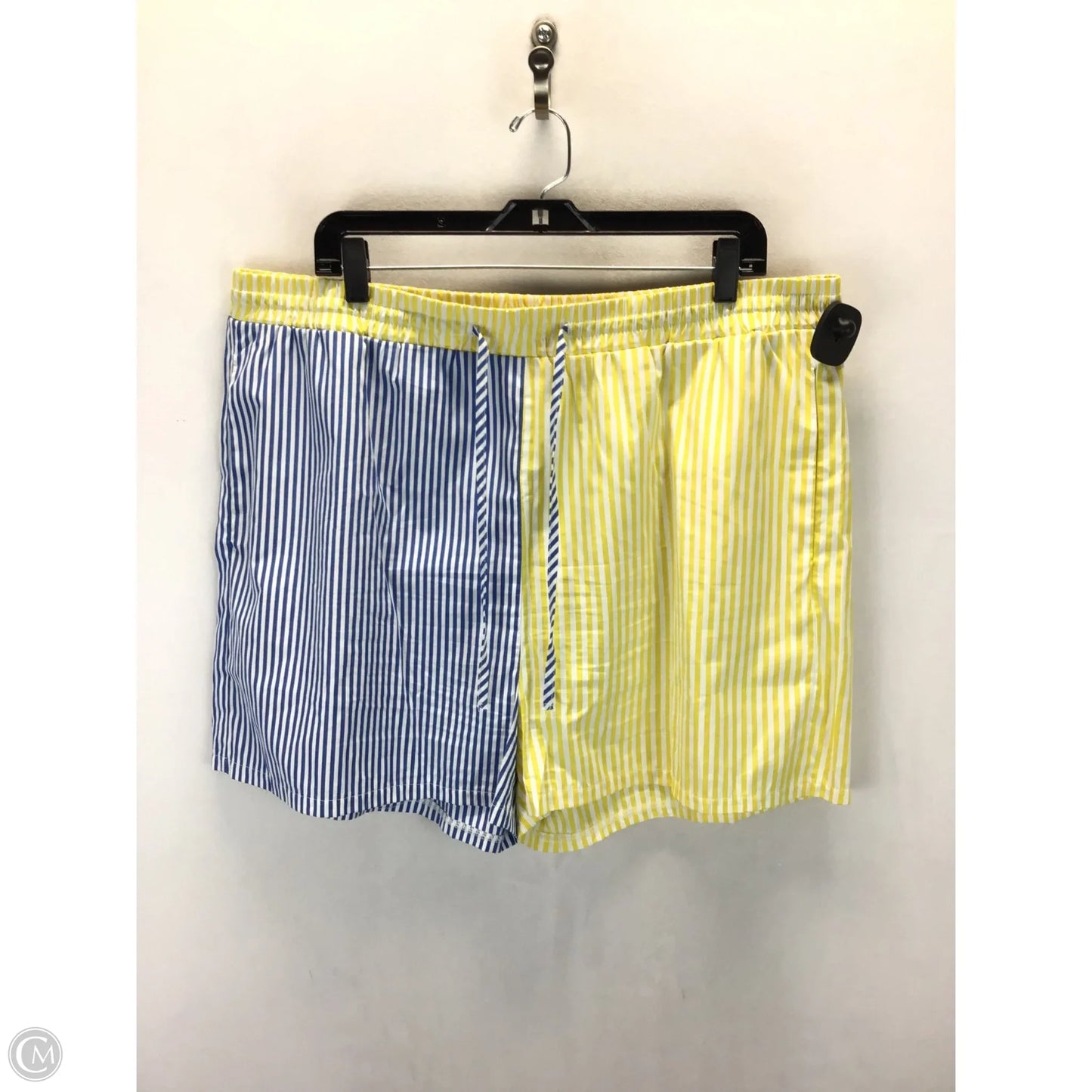 Shorts By Clothes Mentor In Blue & Yellow, Size: 22