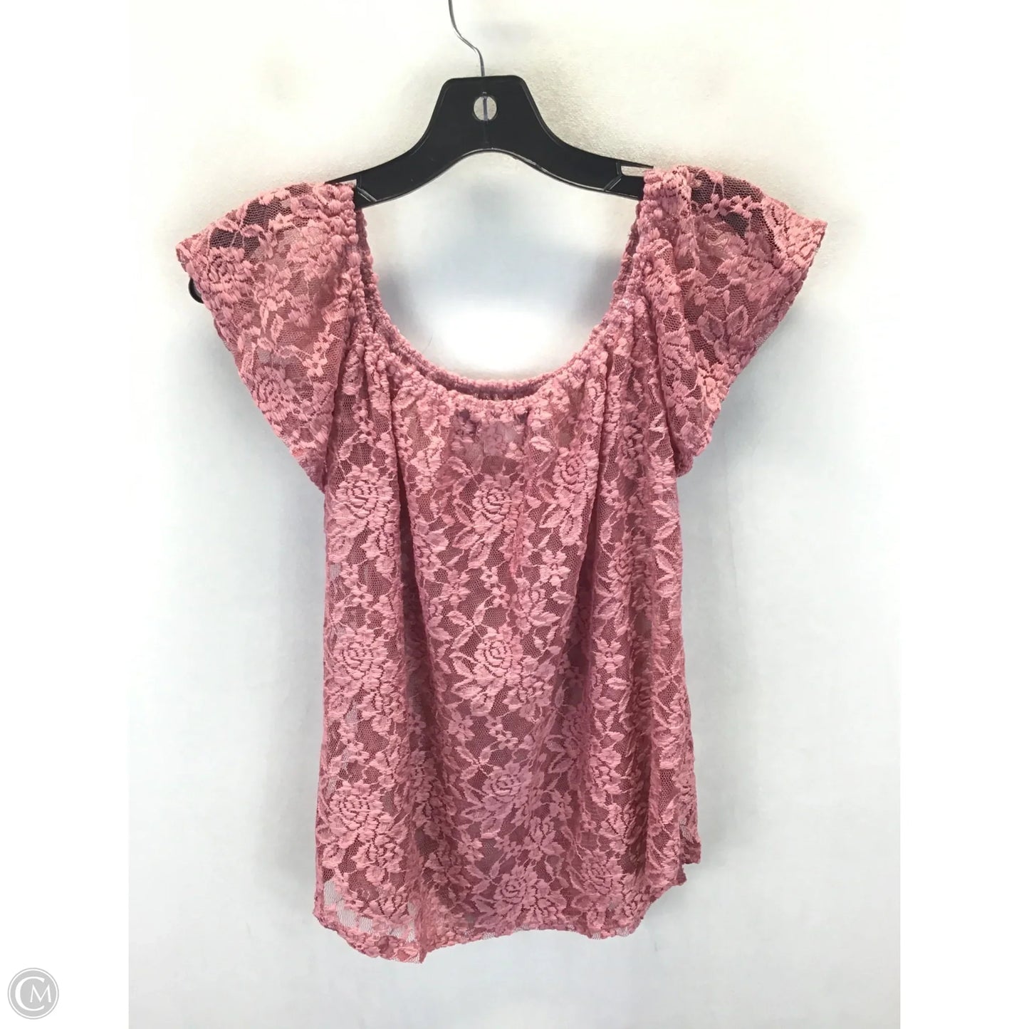 Top Short Sleeve By Clothes Mentor In Pink, Size: S