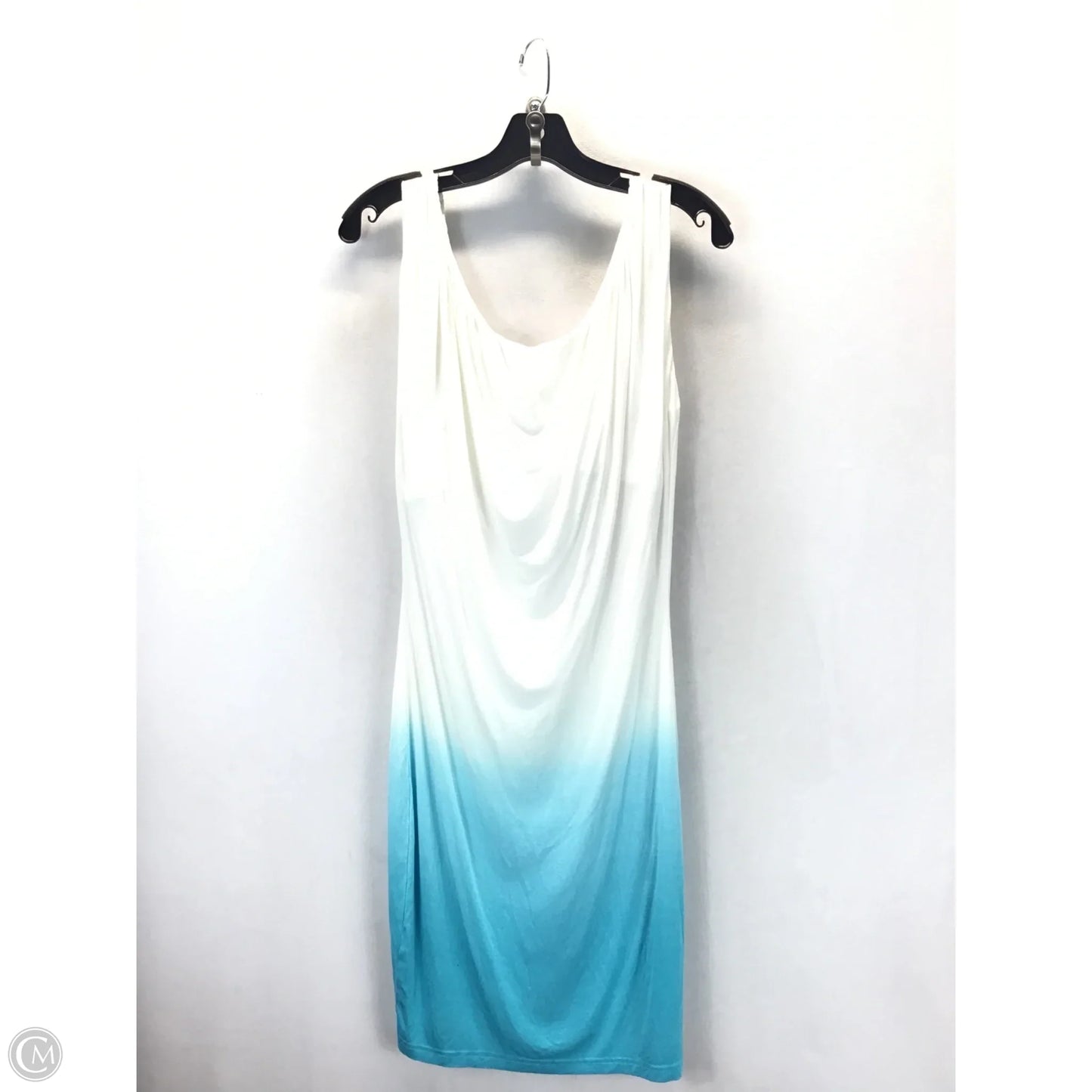 Dress Casual Short By Venus In Blue & White, Size: S
