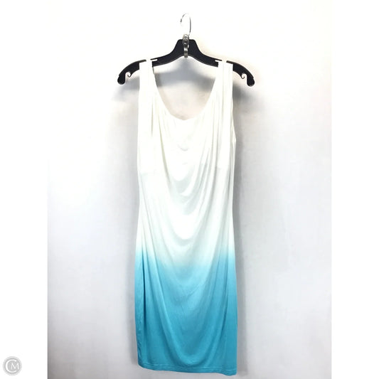 Dress Casual Short By Venus In Blue & White, Size: S