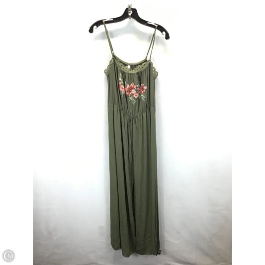 Dress Casual Maxi By Xhilaration In Green, Size: L