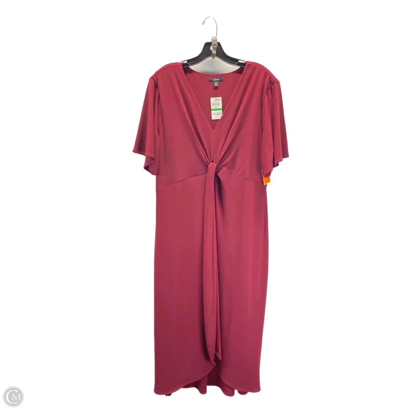 Dress Casual Midi By Alfani In Red, Size: L