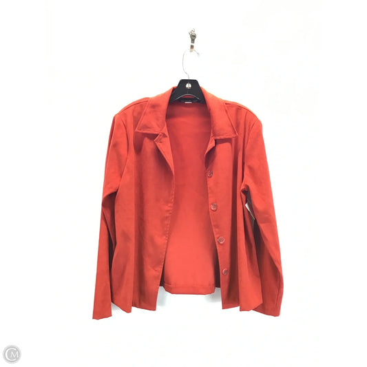 Blazer By Briggs In Orange, Size: M