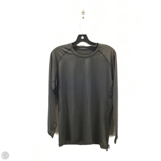 Athletic Top Long Sleeve Crewneck By Clothes Mentor In Black, Size: Xxl