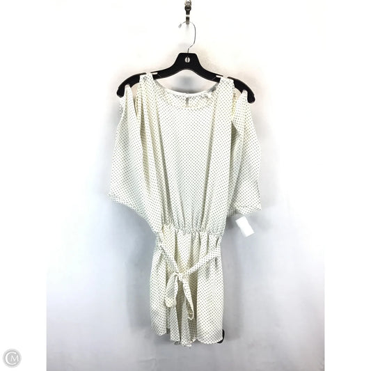 Romper By Charlotte Russe In Green & White, Size: L