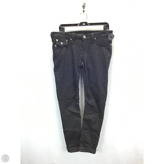 Jeans Skinny By True Religion In Black, Size: 8