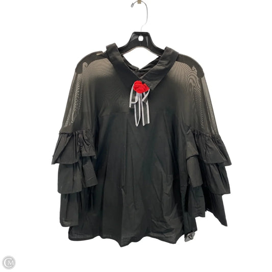 Top Short Sleeve By Clothes Mentor In Black & Red, Size: 2x