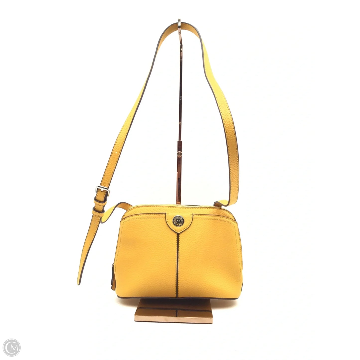 Crossbody Leather By Anne Klein, Size: Medium