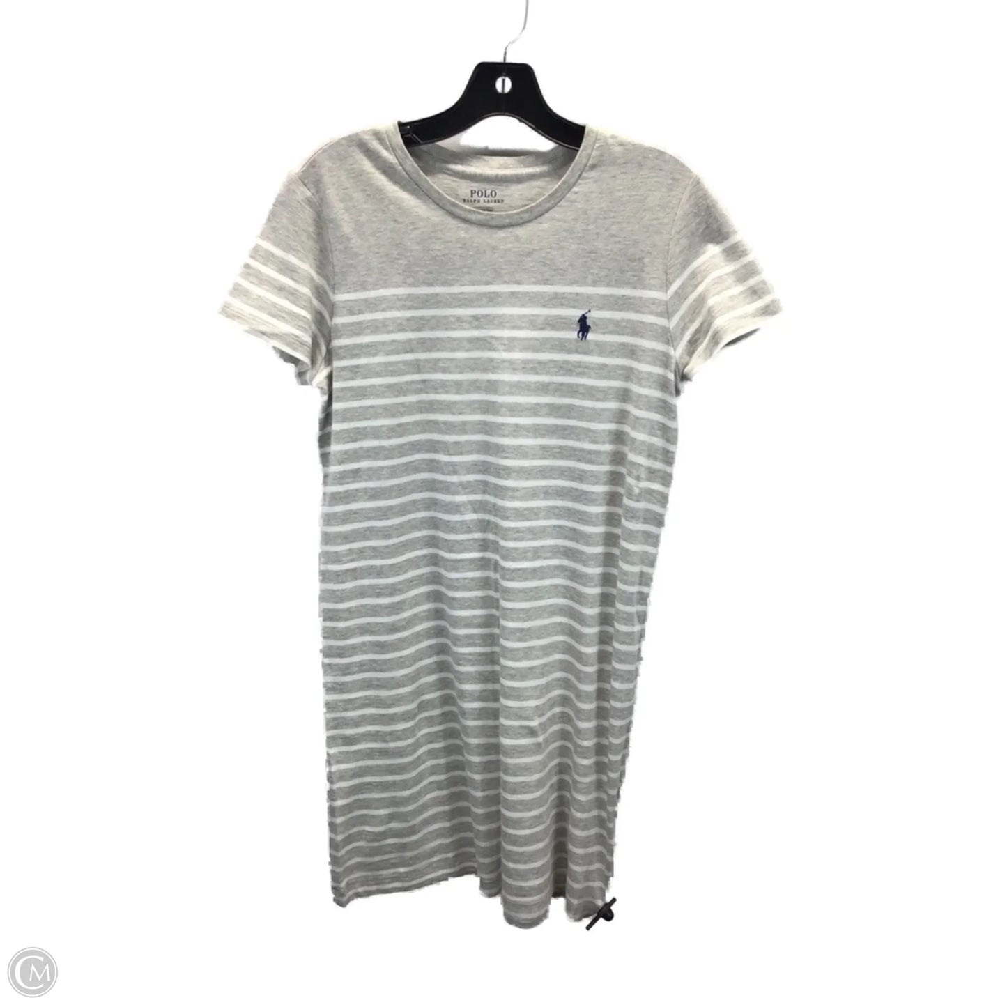 Dress Casual Short By Polo Ralph Lauren In Grey & White, Size: M