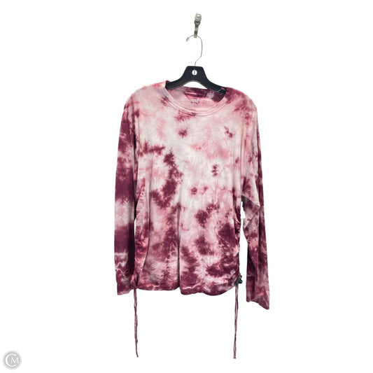 Top Long Sleeve By Pink In Pink, Size: M