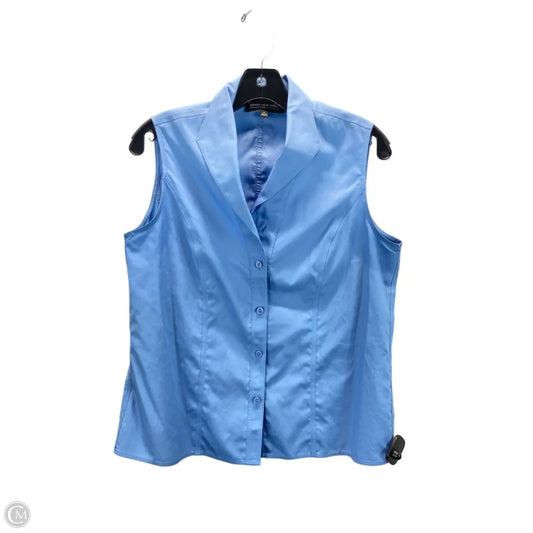 Top Sleeveless By Jones New York In Blue, Size: 8
