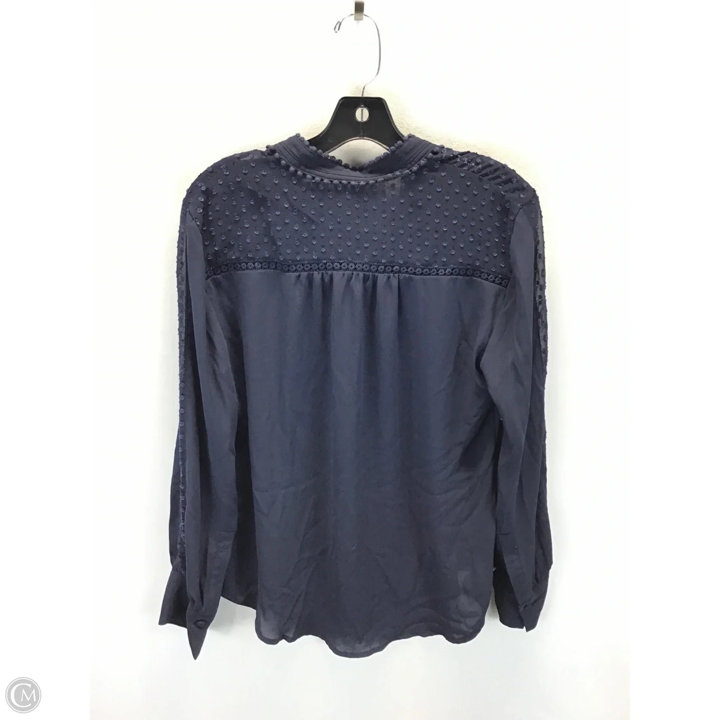 Top Long Sleeve By New York And Co In Blue, Size: M