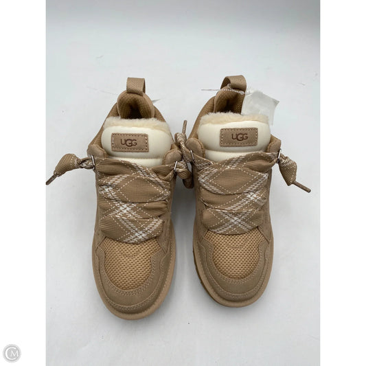 Boots Designer By Ugg In Tan & White, Size: 9
