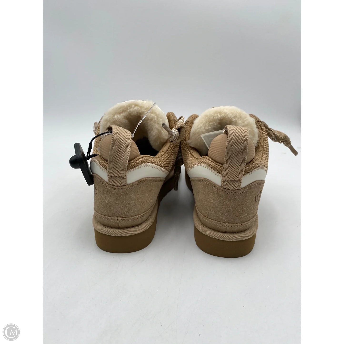 Boots Designer By Ugg In Tan & White, Size: 9
