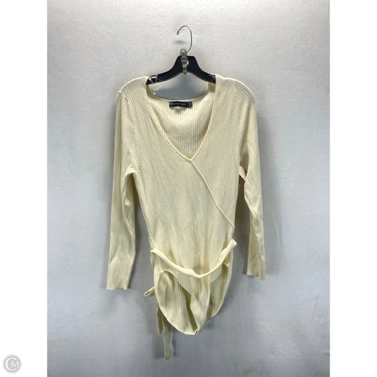 Bodysuit By Fashion To Figure In Cream, Size: 1x