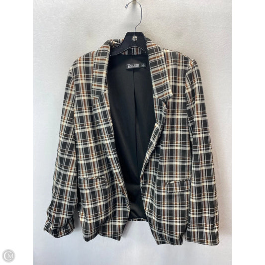 Blazer By New York And Co In Black & Brown, Size: S