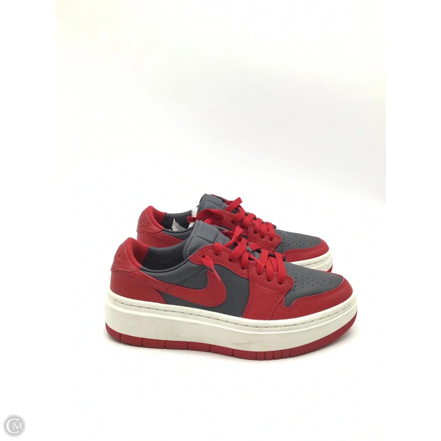 Shoes Athletic By Nike In Grey & Red, Size: 8.5