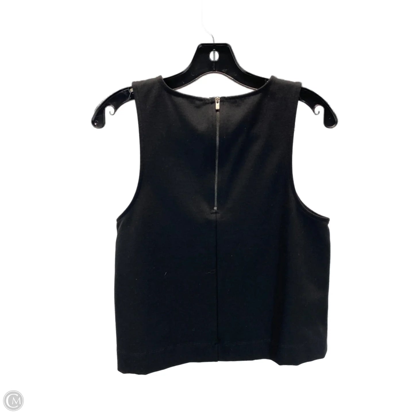 Top Sleeveless By Banana Republic In Black, Size: S