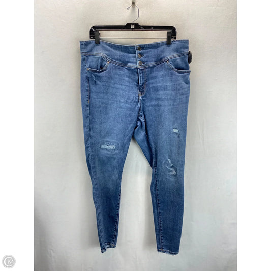 Jeans Boyfriend By Lane Bryant In Blue Denim, Size: 18