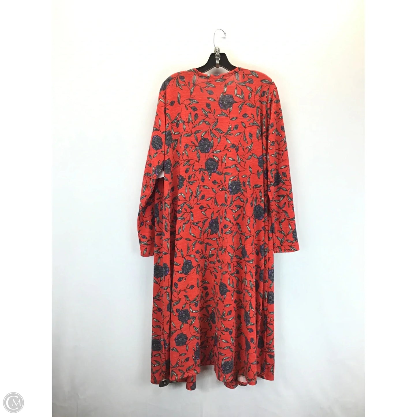 Cardigan By Lularoe In Black & Red, Size: Xl