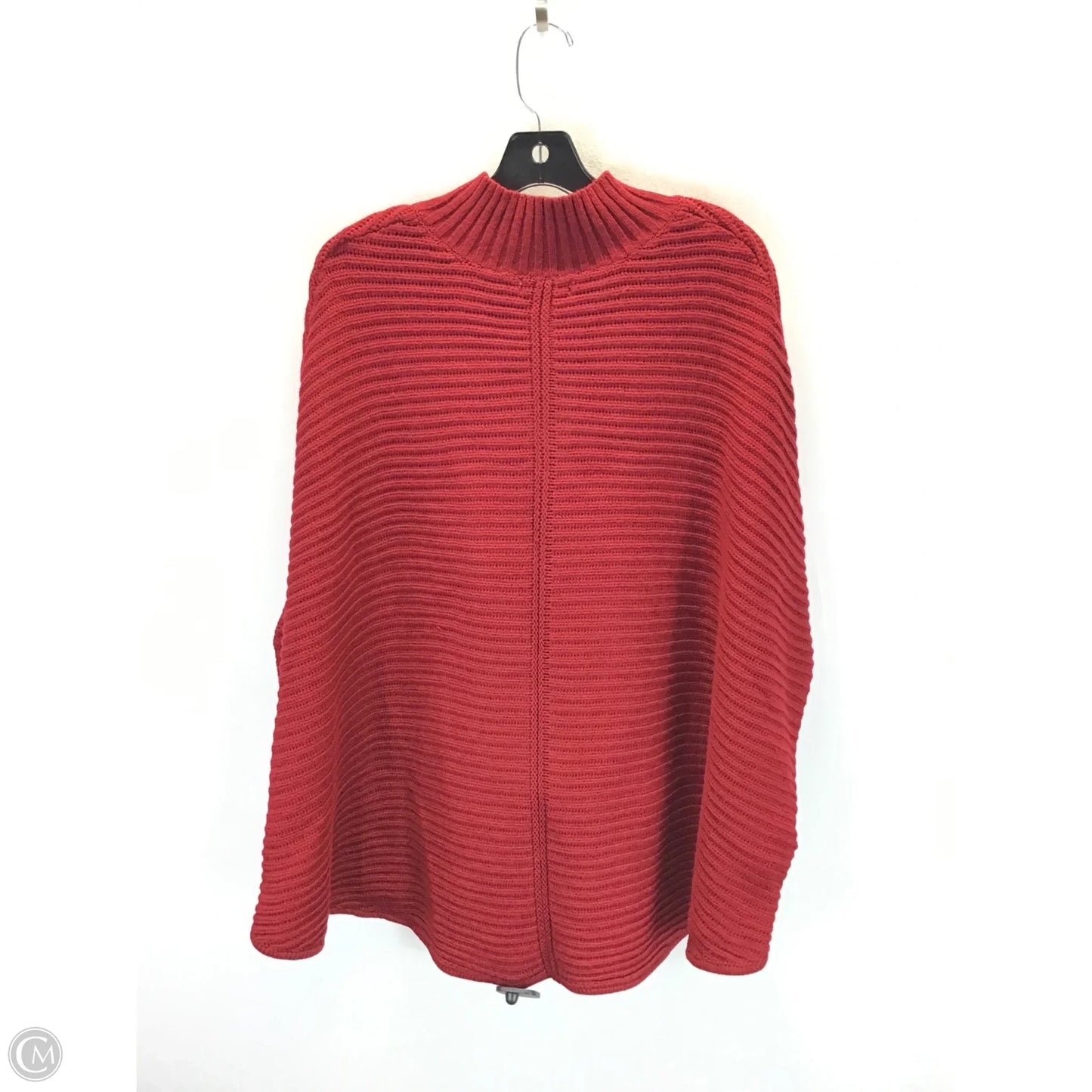 Poncho By New York And Co In Maroon, Size: S