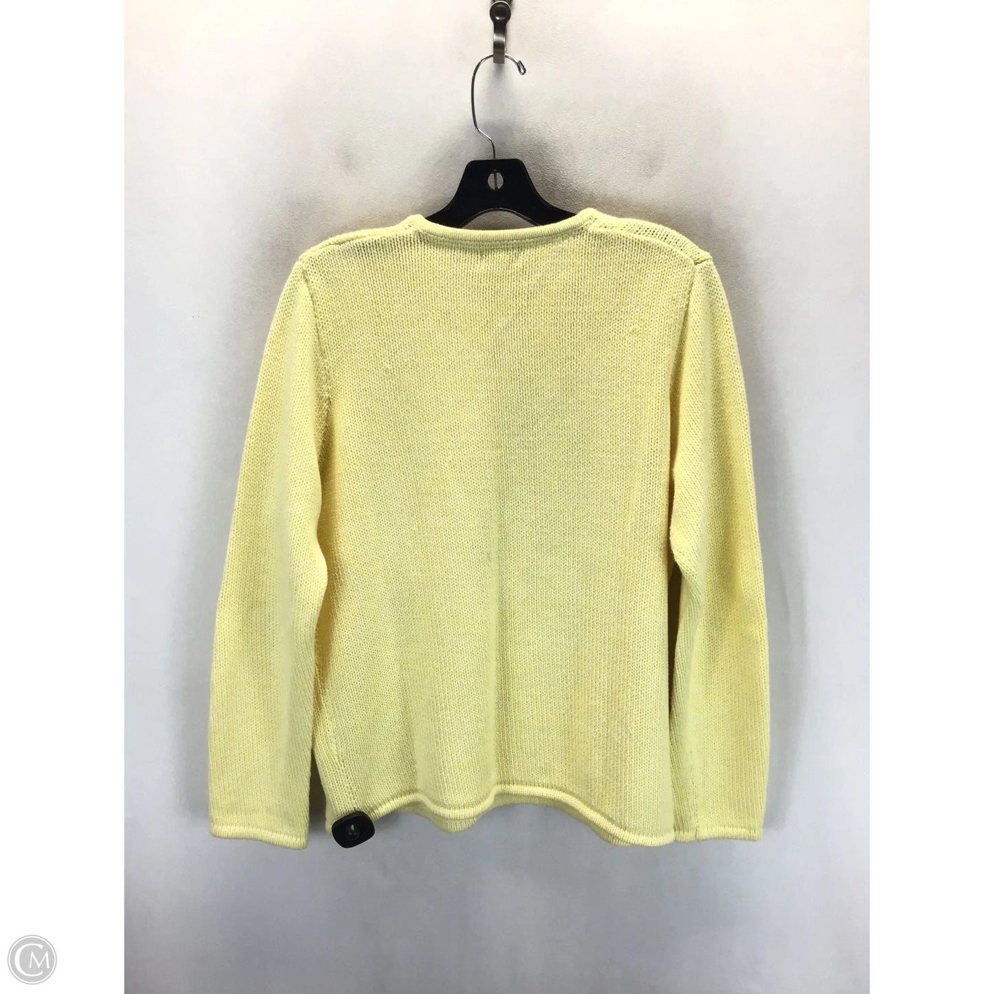 Cardigan By L.l. Bean In Yellow, Size: L