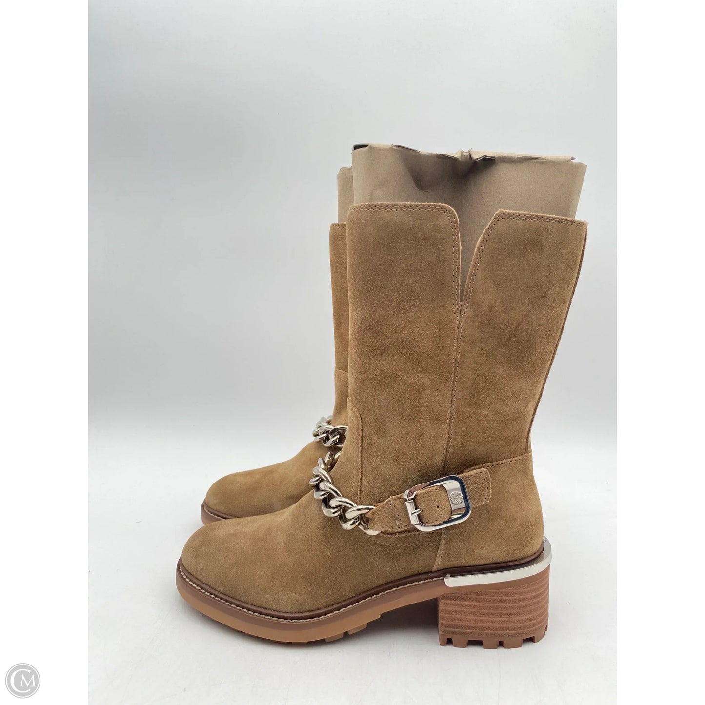 Boots Combat By Vince Camuto In Tan, Size: 6