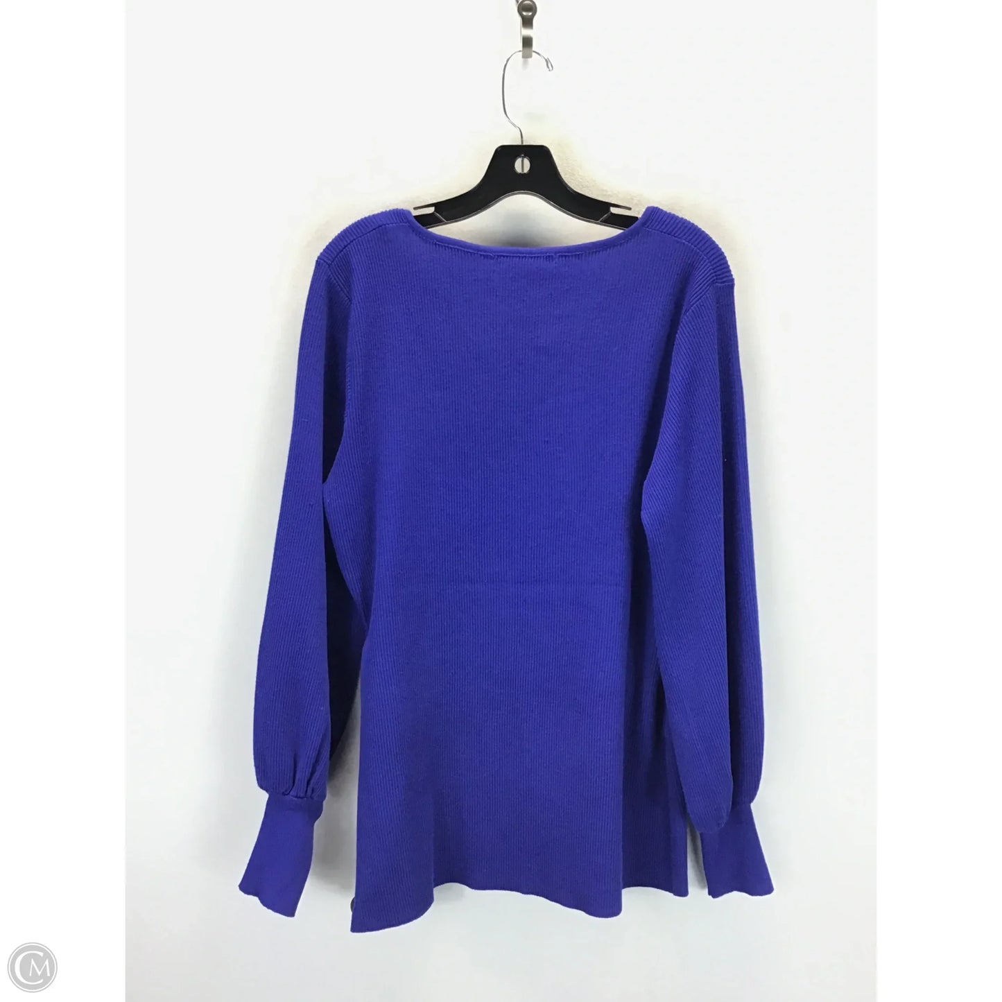 Sweater By Ashley Stewart In Blue, Size: 18