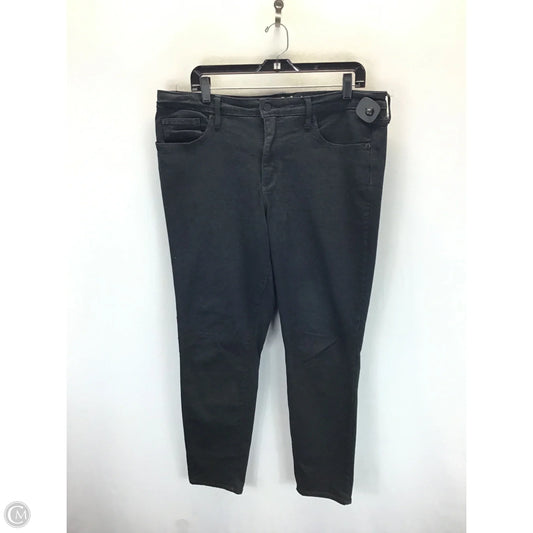 Jeans Straight By Universal Thread In Black, Size: 16