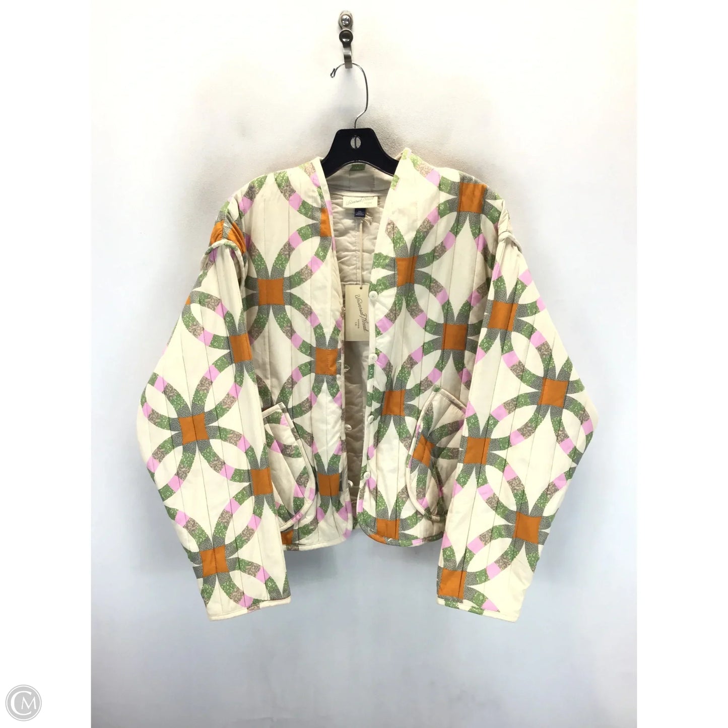 Blazer By Universal Thread In Cream & Green, Size: Xxl