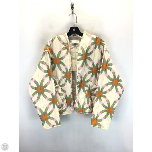 Blazer By Universal Thread In Cream & Green, Size: Xxl