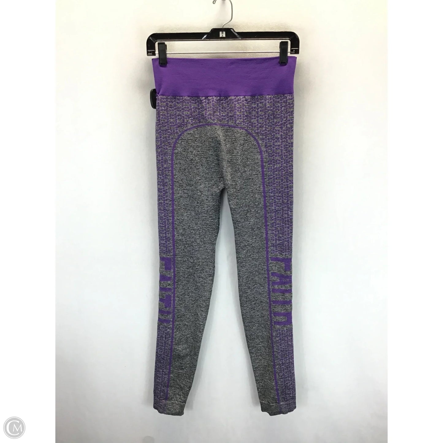 Pants Set 2pc By Love In Grey & Purple, Size: L
