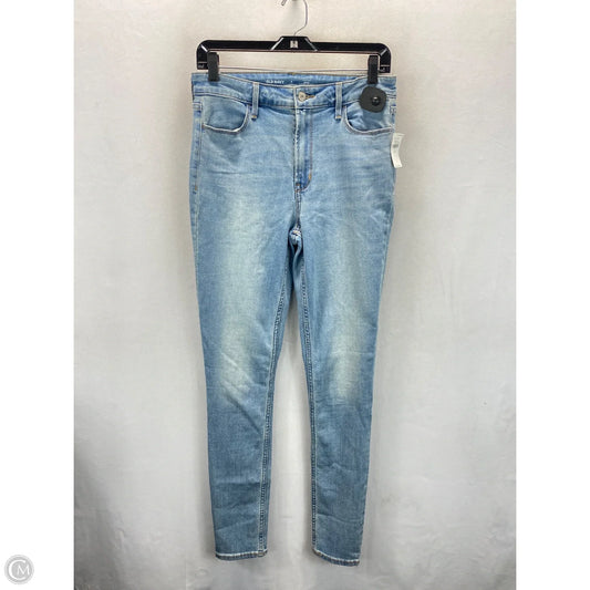 Jeans Skinny By Old Navy In Blue Denim, Size: 8l
