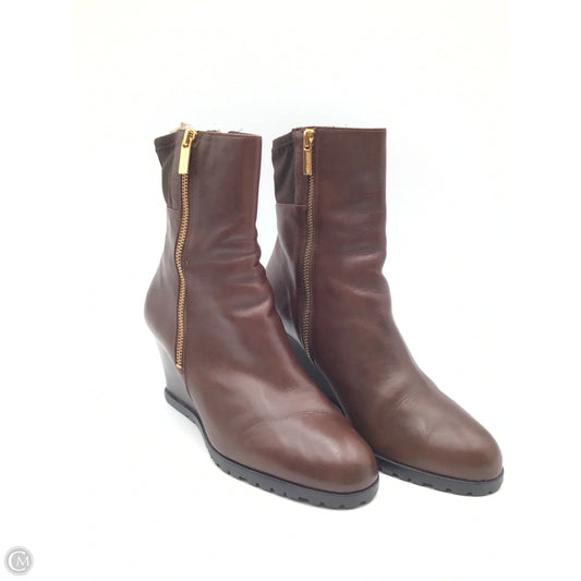 Boots Designer By Michael Kors In Brown, Size: 10