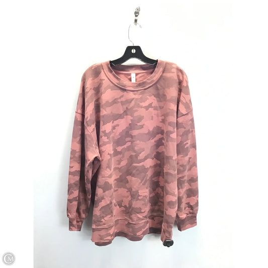 Sweatshirt Collar By Lululemon In Pink, Size: 16