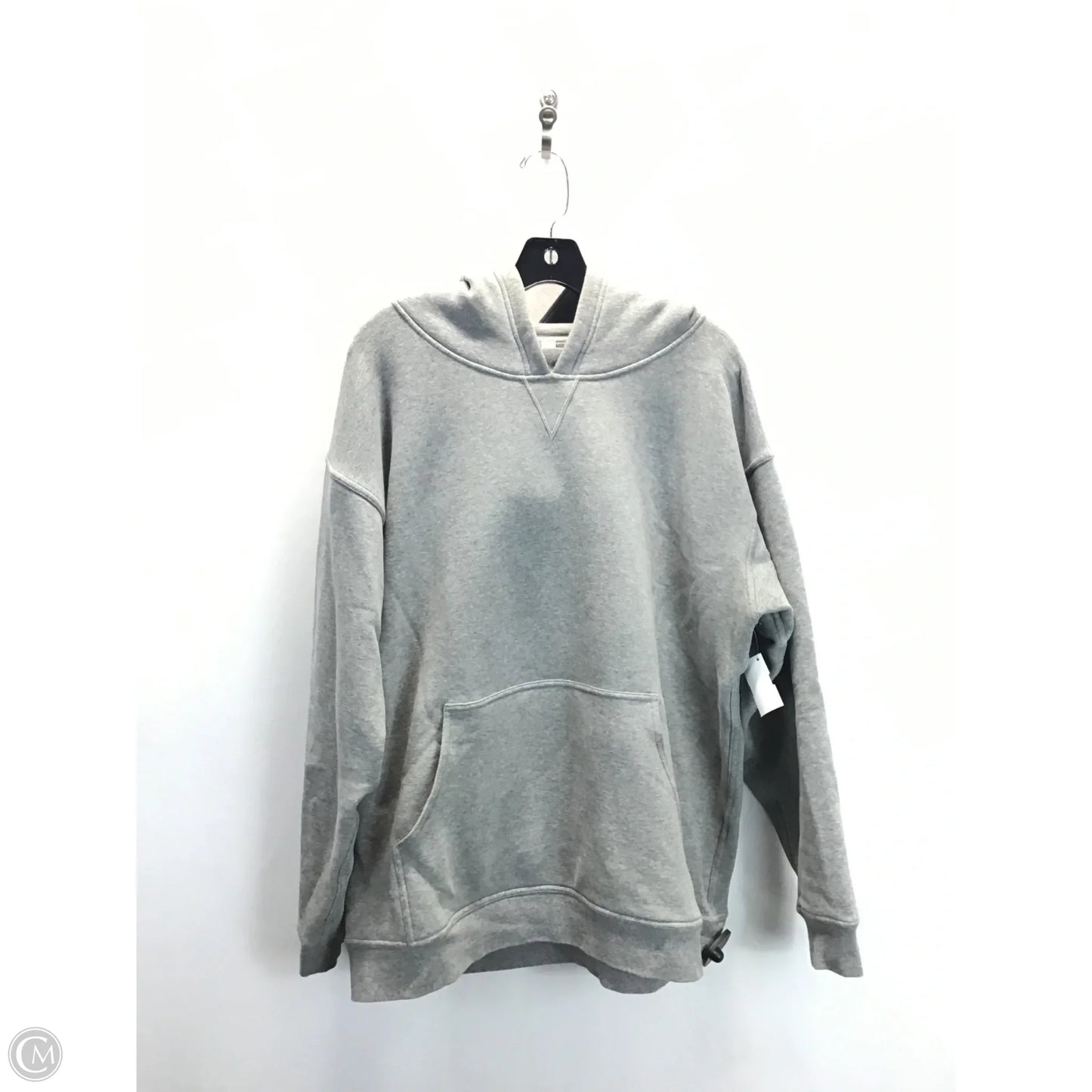 Sweatshirt Hoodie By Lululemon In Grey, Size: 18