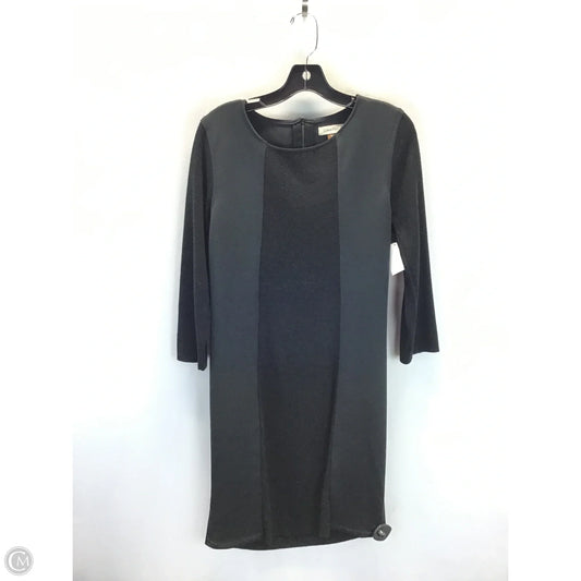Dress Casual Midi By Calvin Klein In Black, Size: L