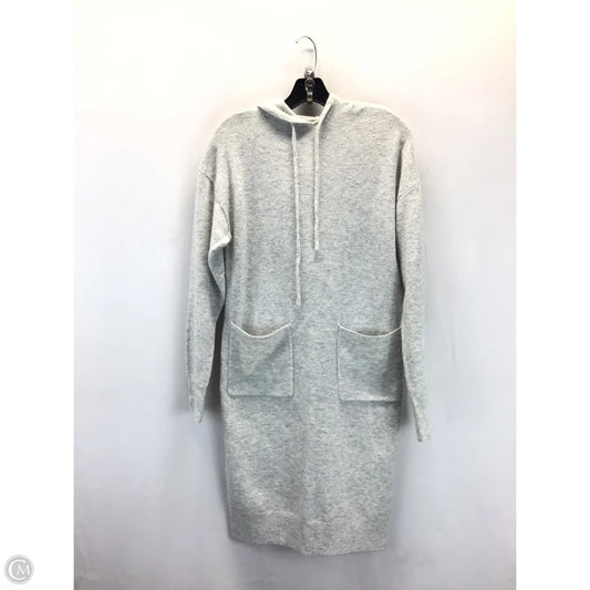 Dress Casual Midi By A New Day In Grey, Size: Xs