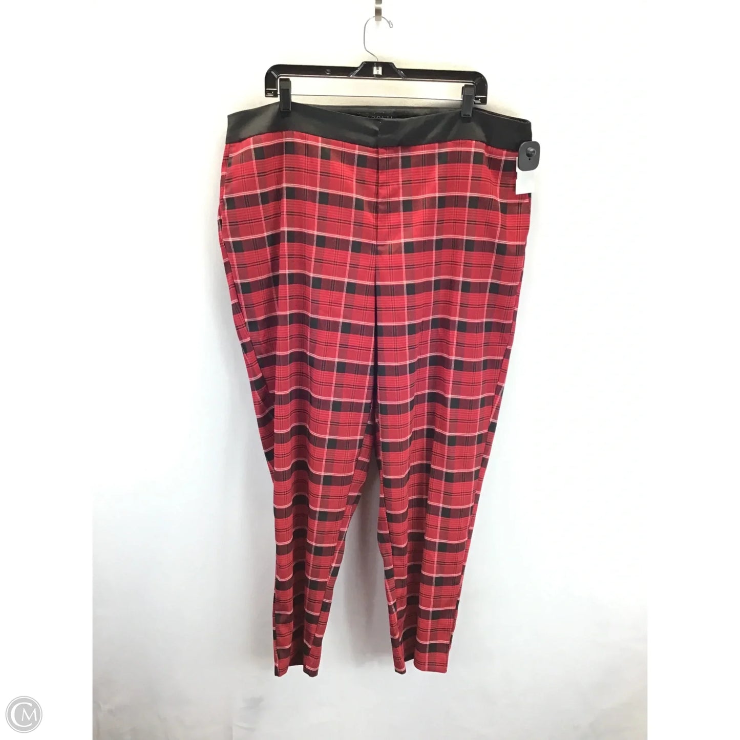 Pants Chinos & Khakis By Eloquii In Black & Red, Size: 18