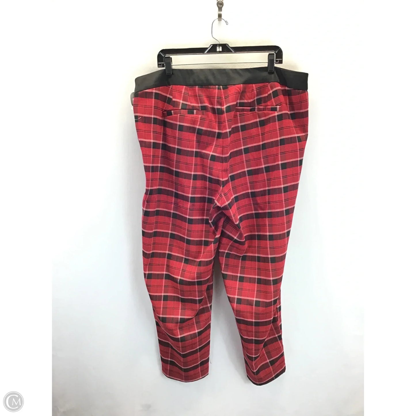 Pants Chinos & Khakis By Eloquii In Black & Red, Size: 18