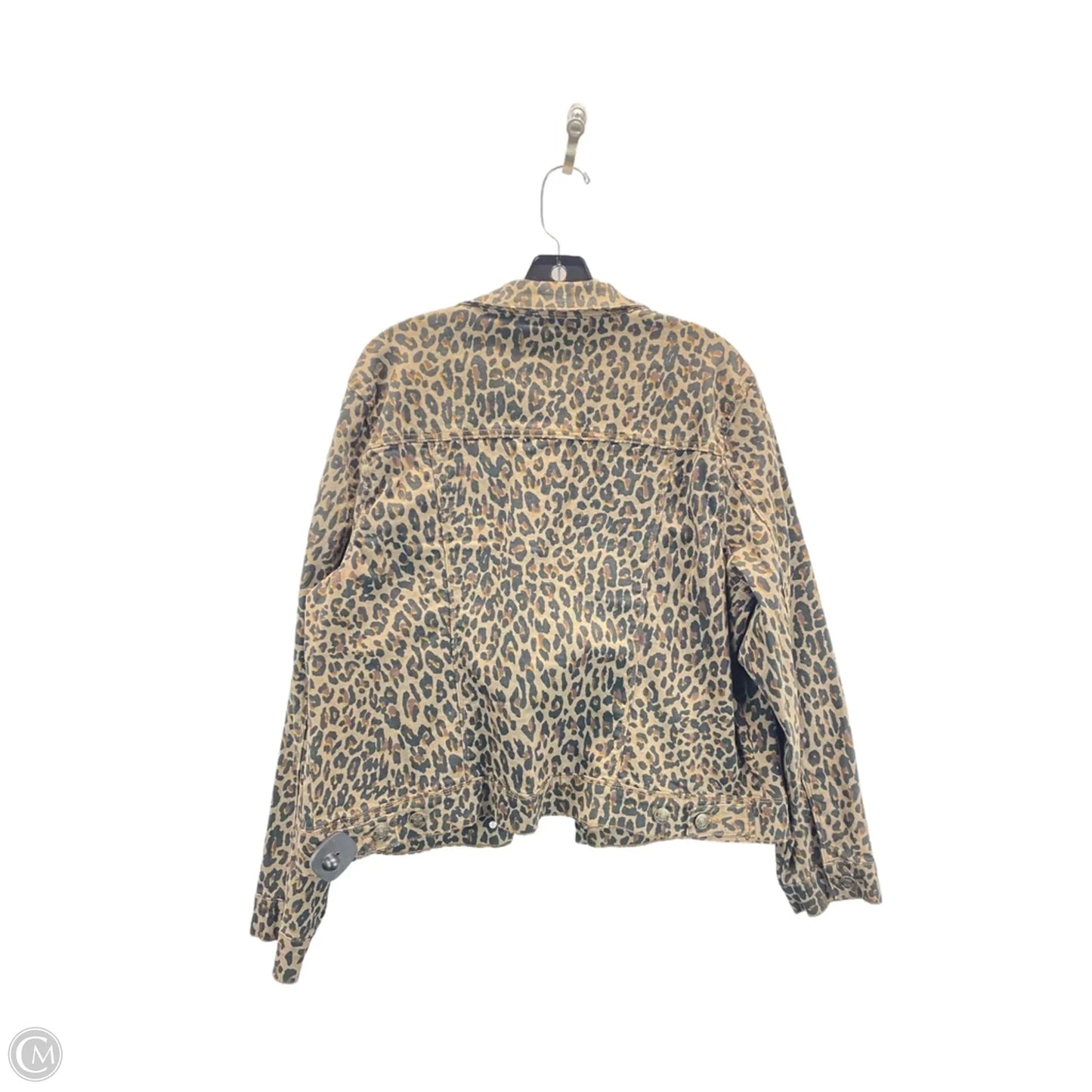 Blazer By Nine West In Animal Print, Size: Xxl