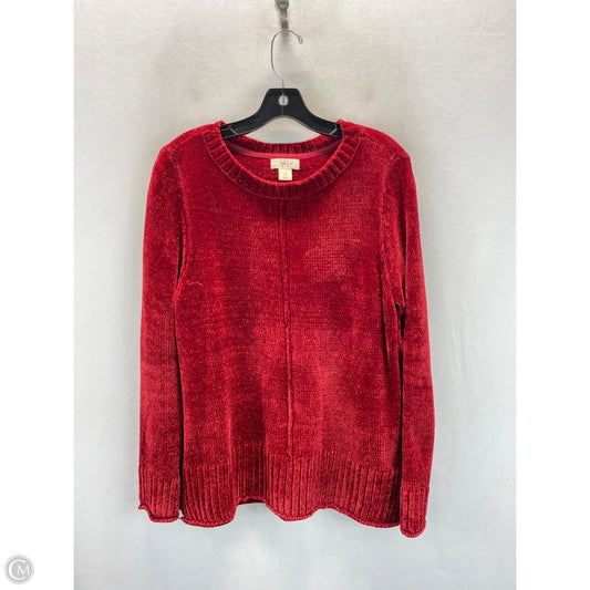 Sweater By Style And Company In Red, Size: M