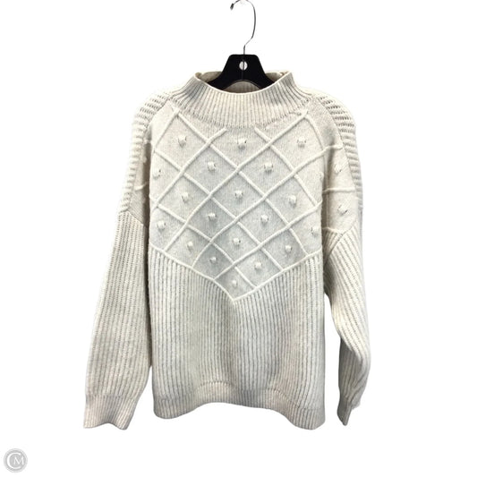 Sweater By Calvin Klein In Cream, Size: L