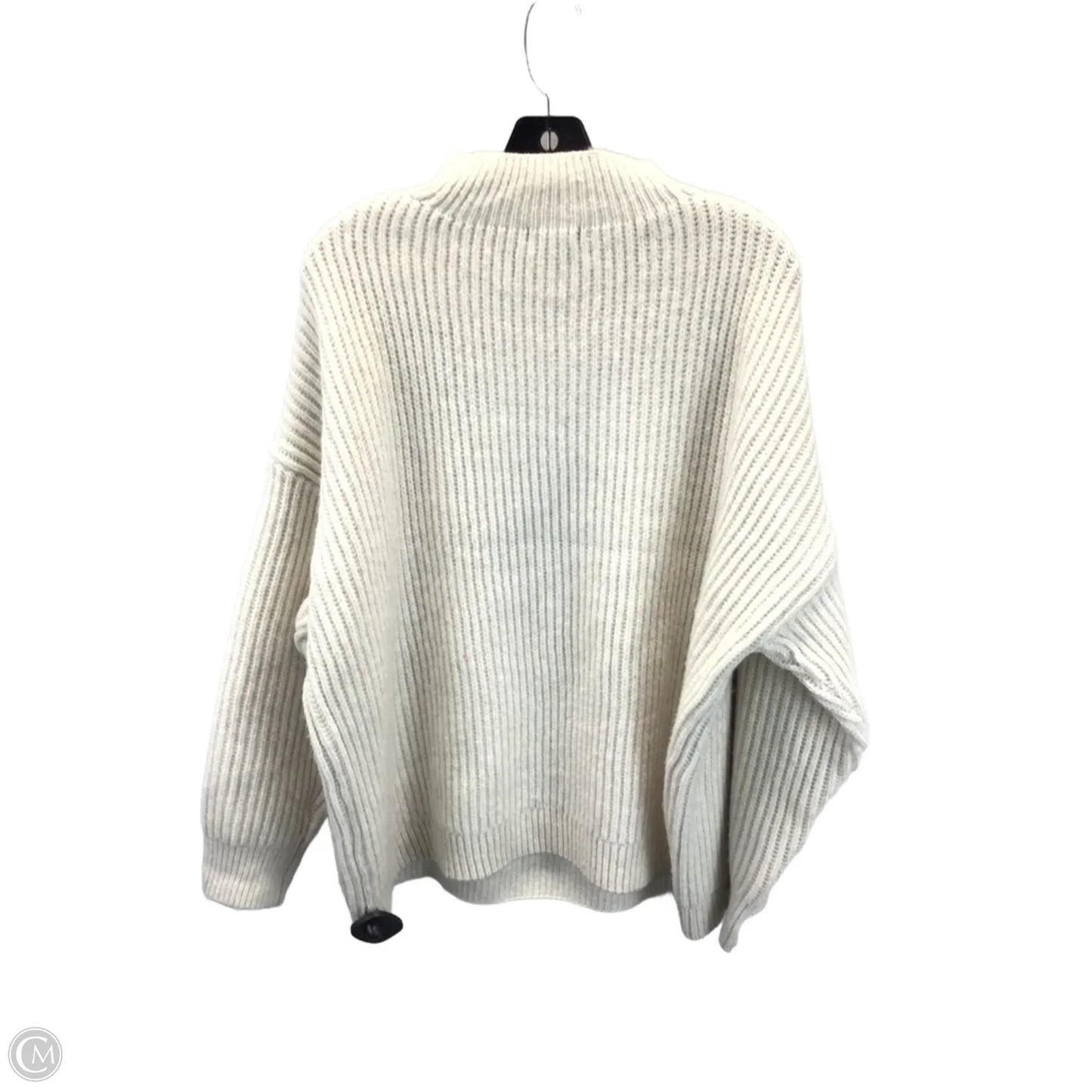 Sweater By Calvin Klein In Cream, Size: L