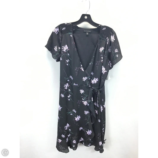 Dress Casual Short By Banana Republic In Black & Purple, Size: 6