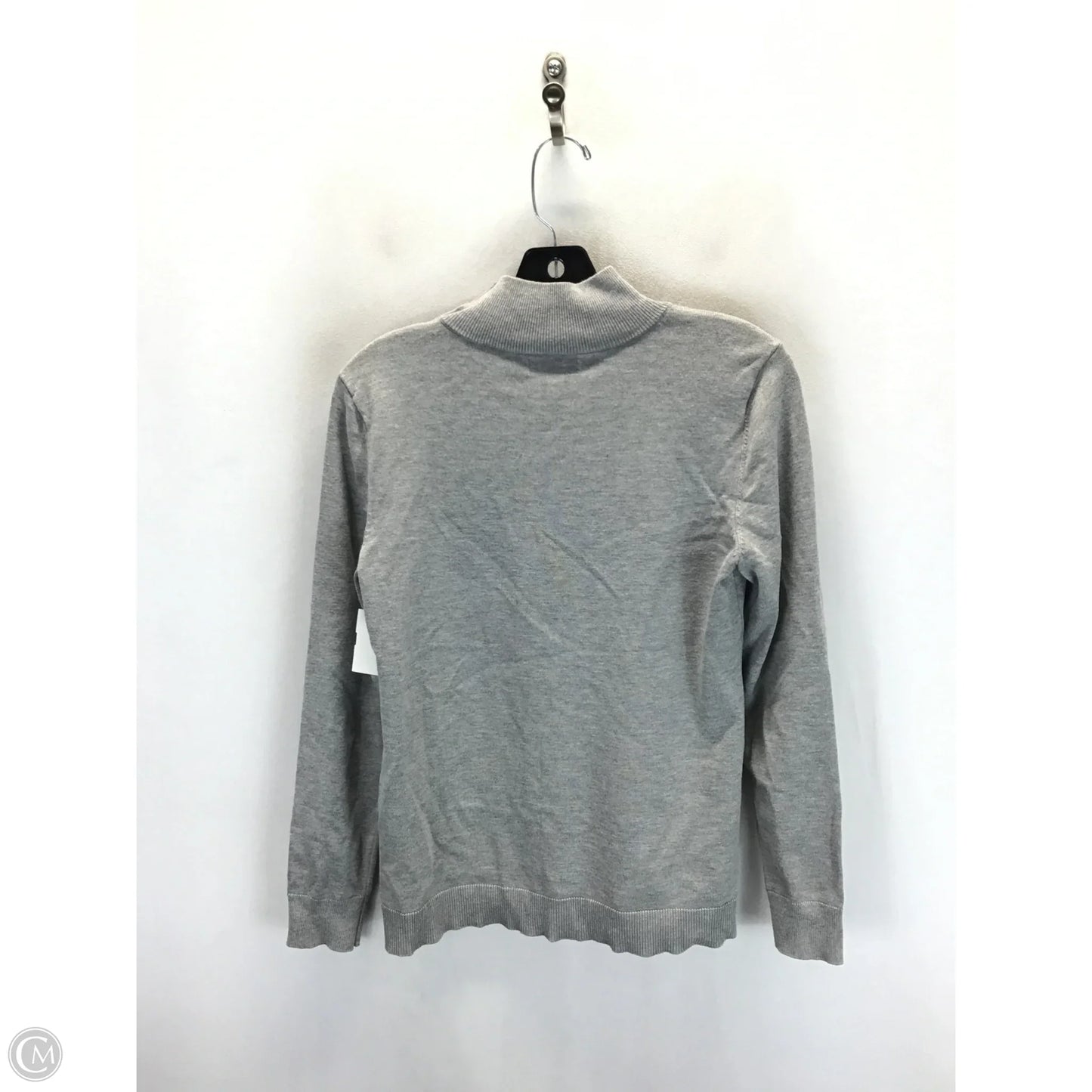 Sweater By Calvin Klein In Grey, Size: S