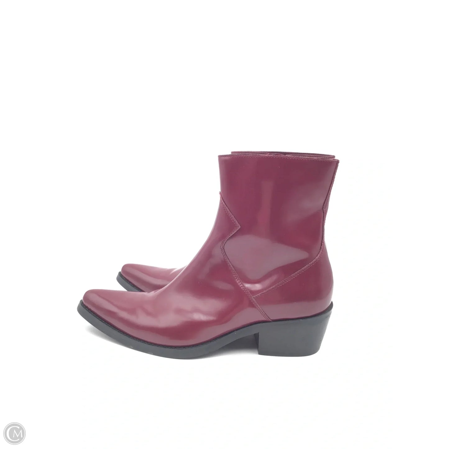 Boots Western By Calvin Klein In Purple, Size: 9